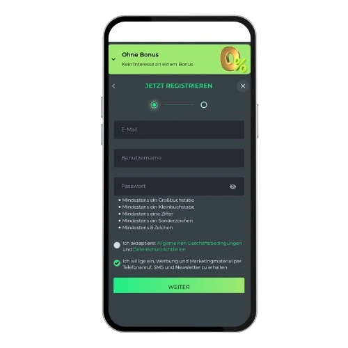 Login bei BetCollect